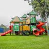 A fun place for Kids having tiny houses and slides